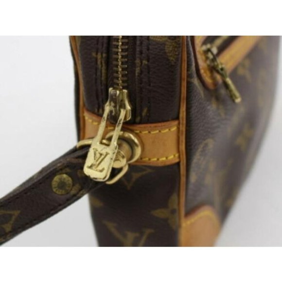 Louis Vuitton Brown Marly Dragonne Clutch Wristlet - Picture 10 of 11